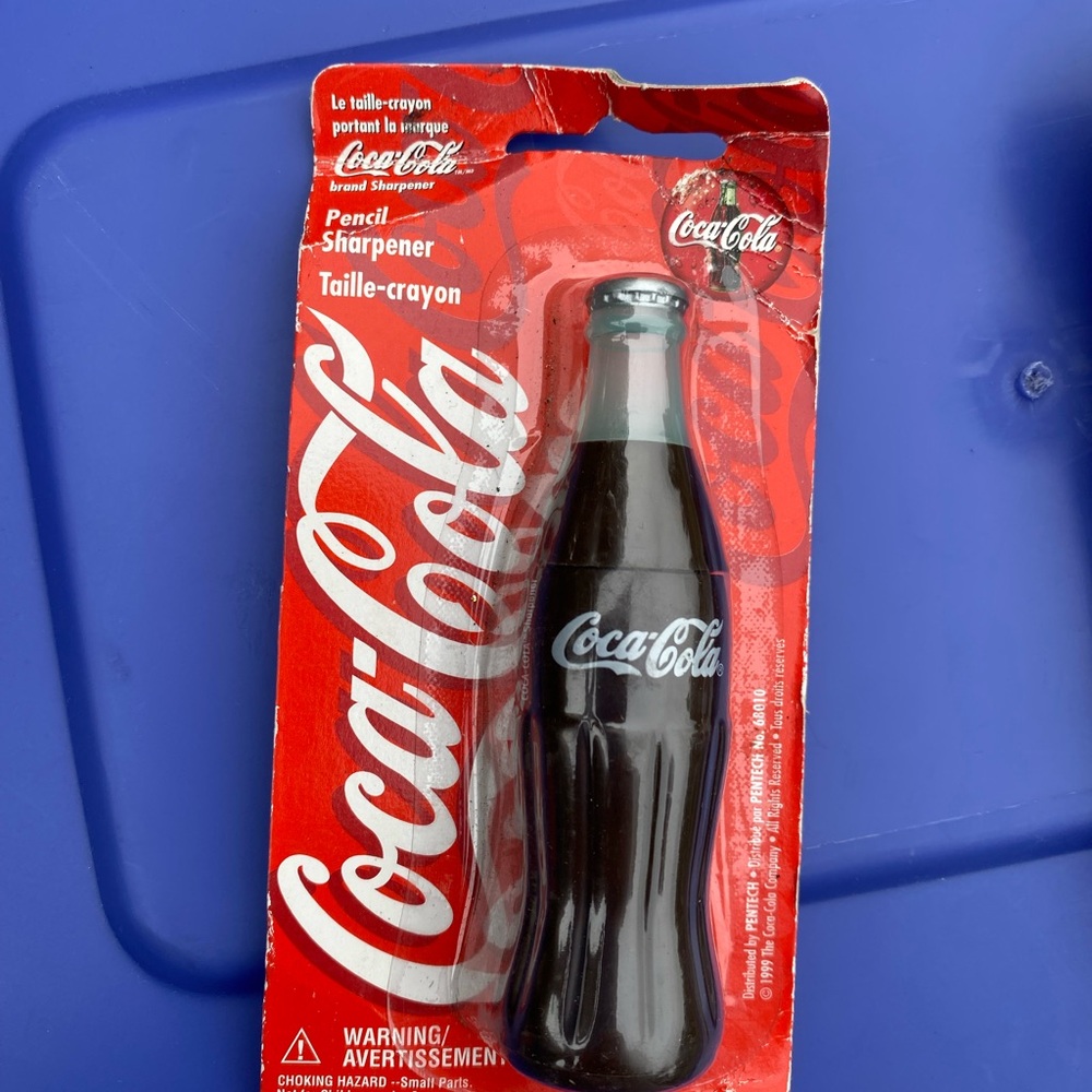 Coca Cola Bottle Pencil Sharpener - Red and Black